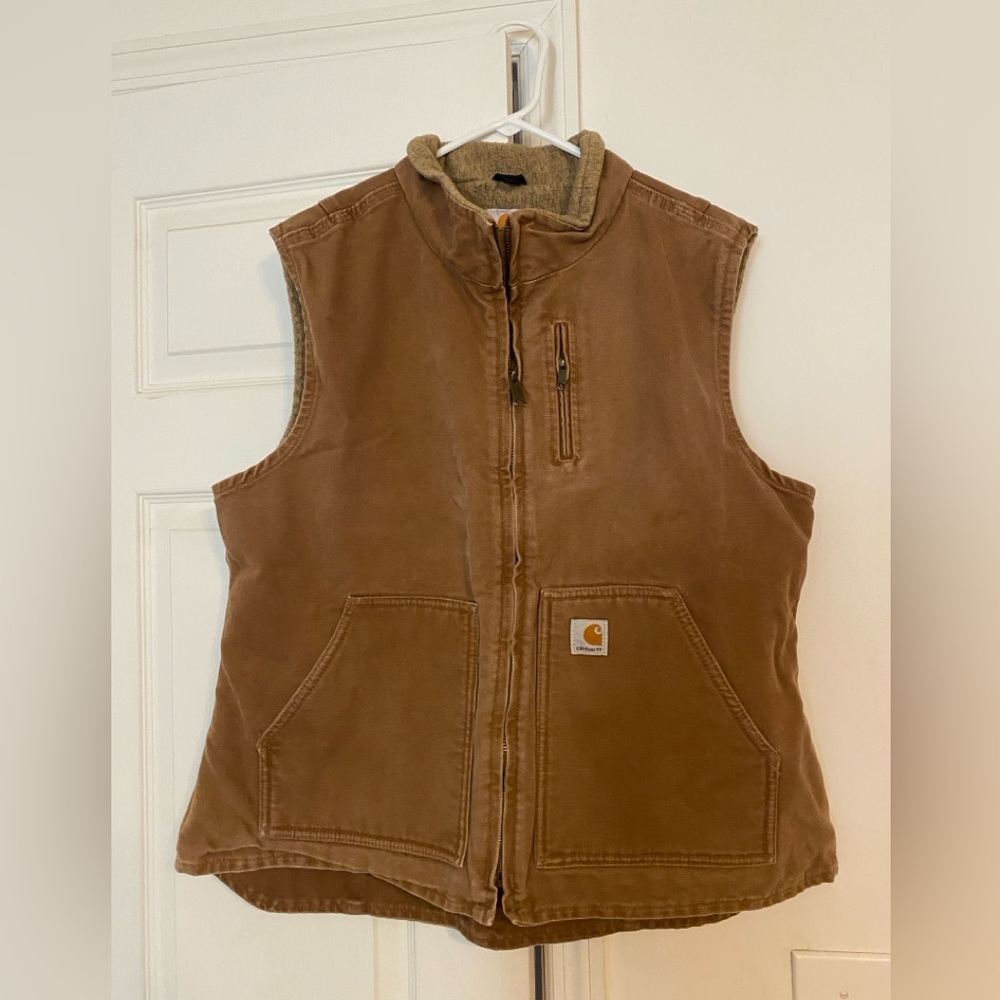 WOMENS Carhartt vest Tan XL